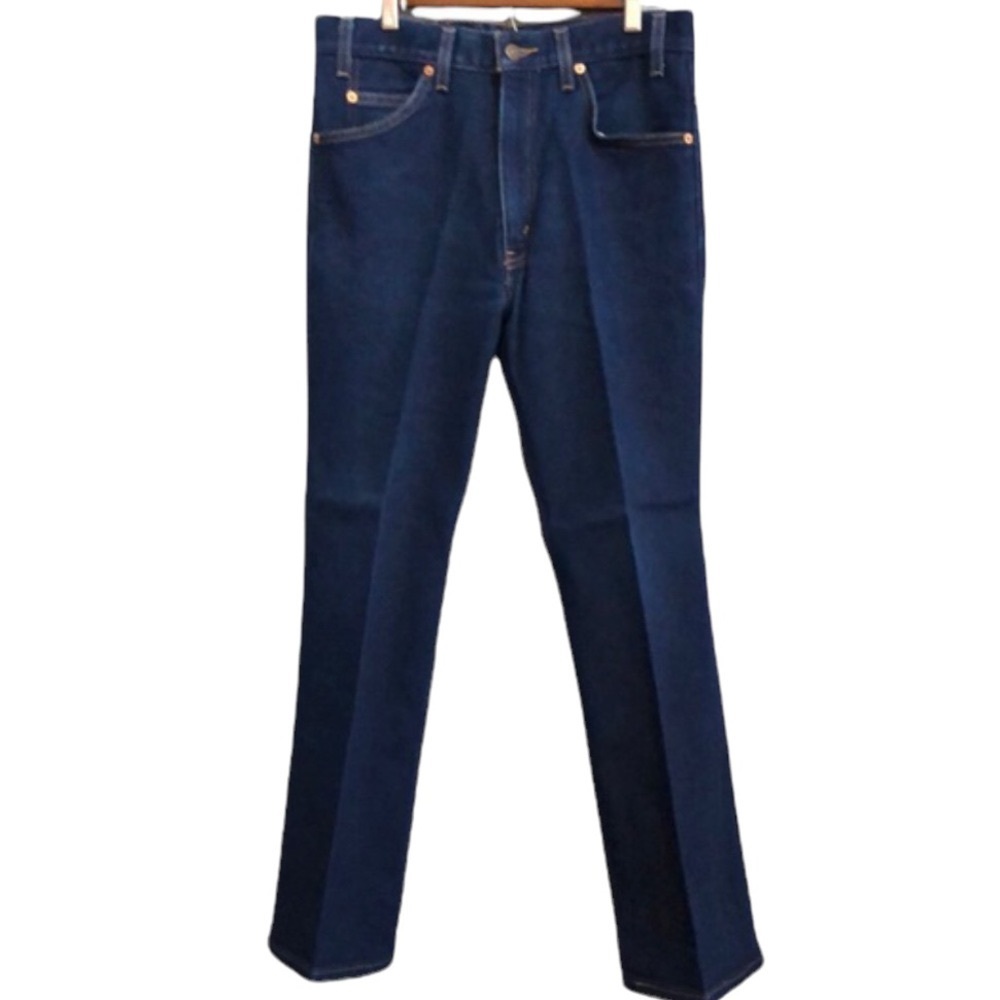 LEVI STRAUSS 517 BOOT CUT DENIM BLUE JEANS SIZE 34 X 30